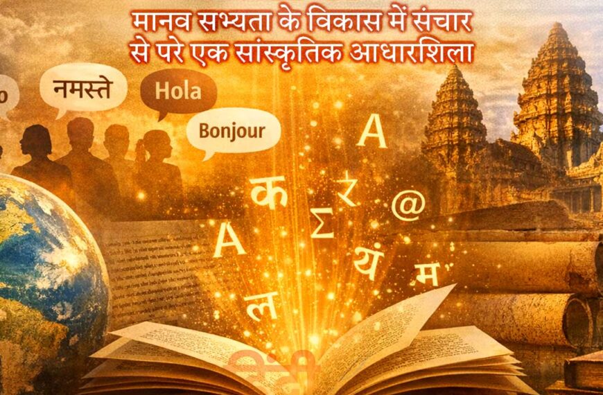 भाषा: मानव सभ्यता के विकास में संचार से परे एक सांस्कृतिक आधारशिला